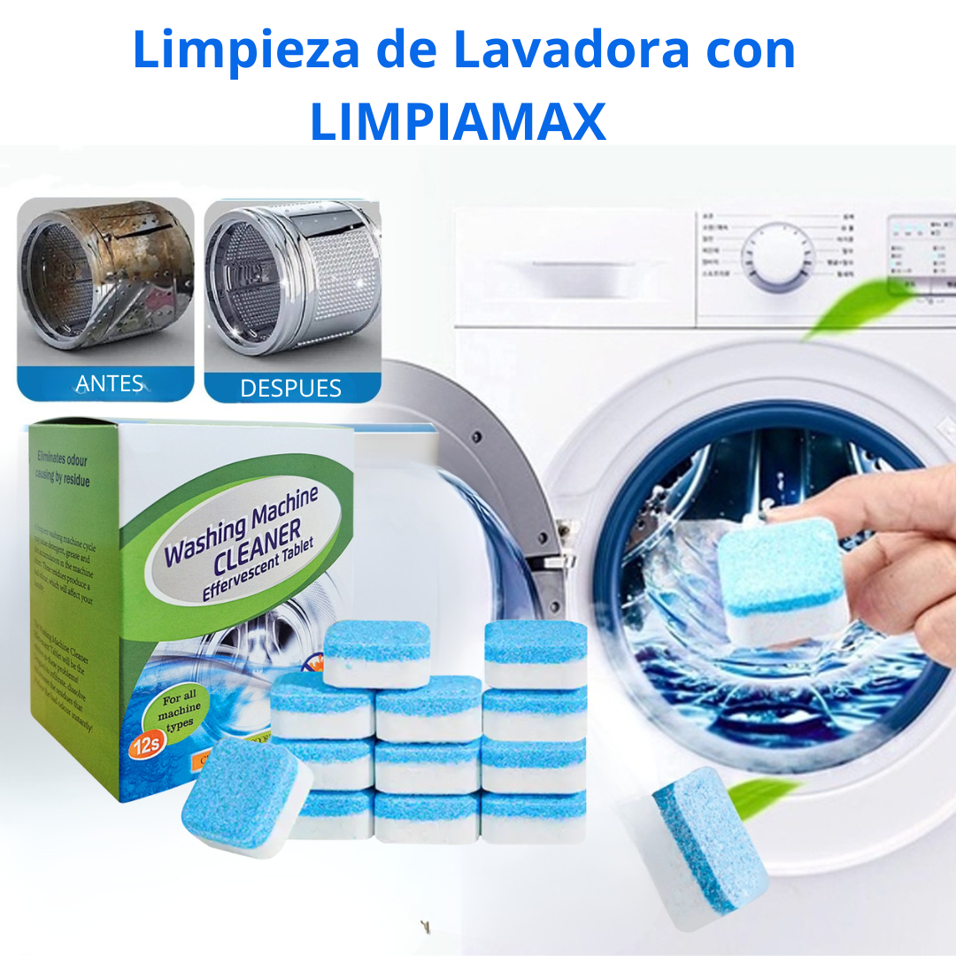 Limpieza de Lavadora 12 pcs LIMPIAMAX