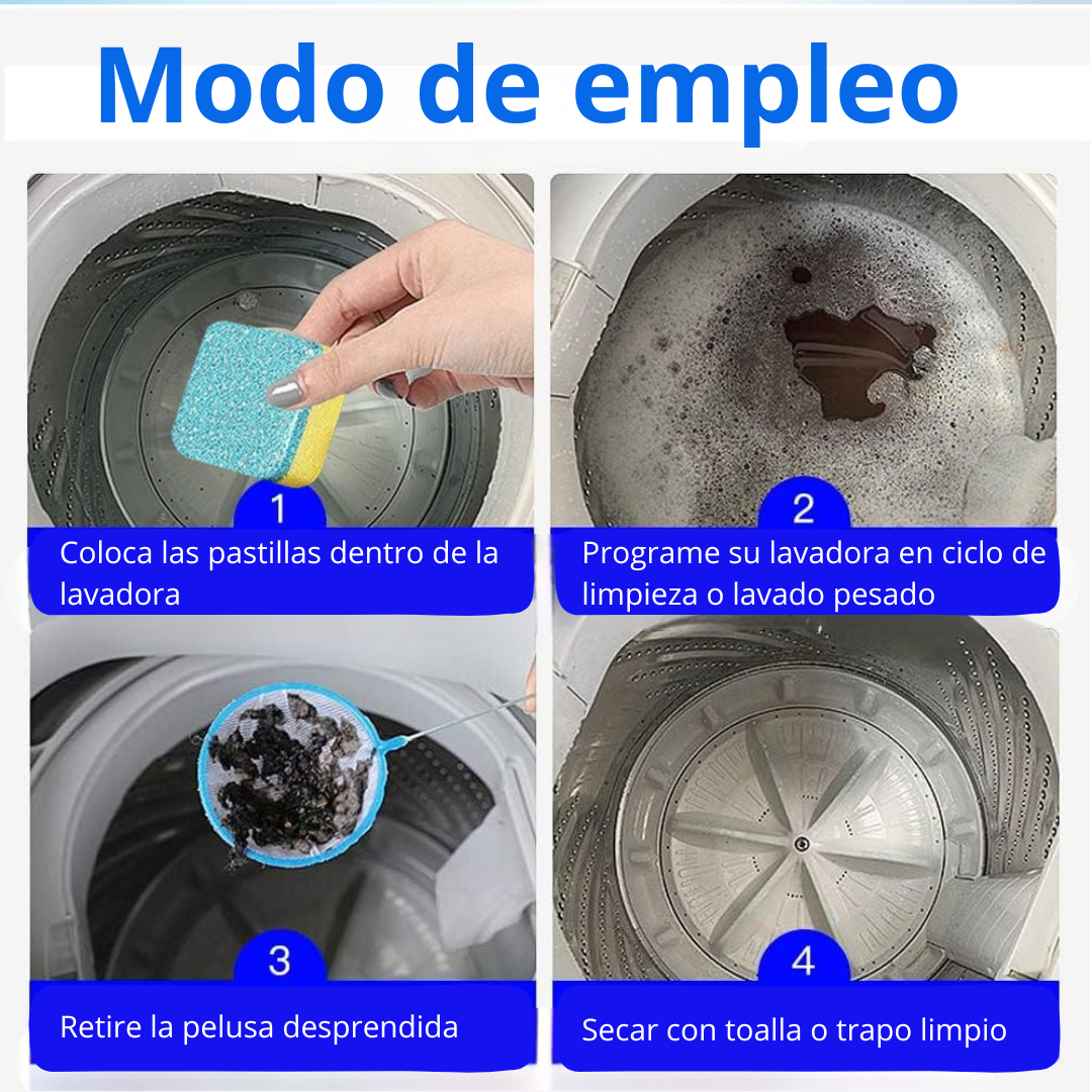 Limpieza de Lavadora 12 pcs LIMPIAMAX